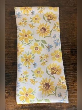 NEW Old Navy Sunflower Print Glasses Case